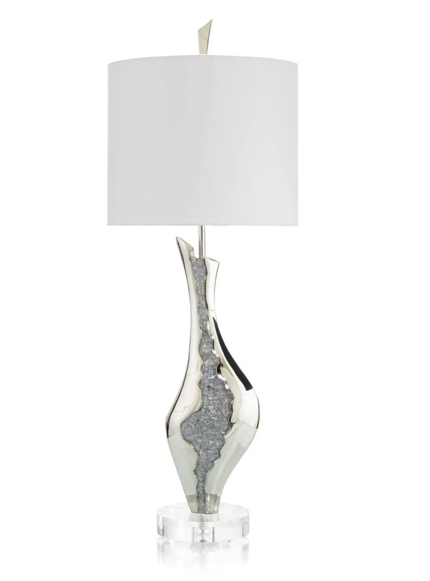 John Richard Glass Geode Table Lamp 10533 - Image 2