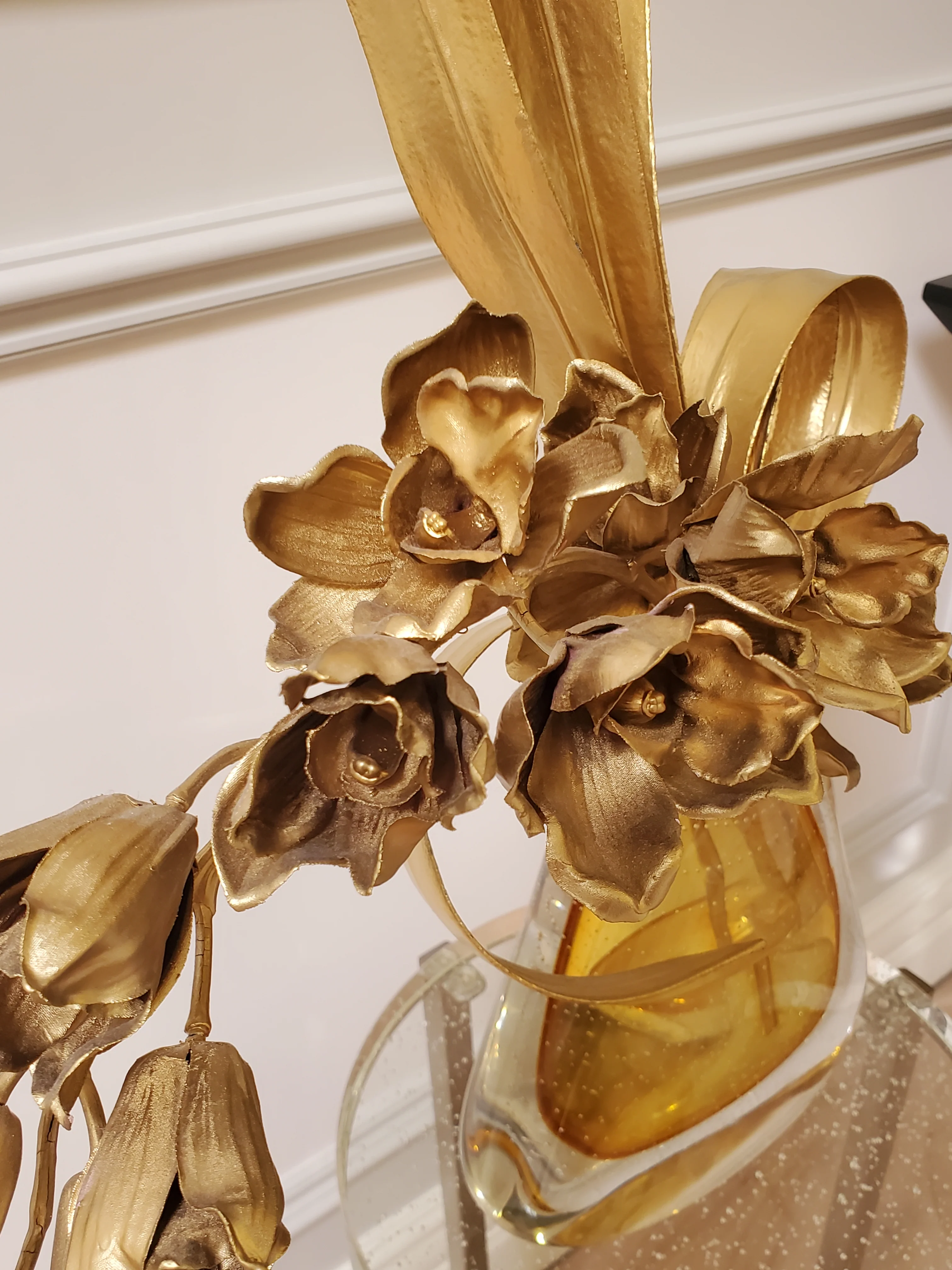 John Richard Gold Botanical / Vase Display Floor Sample - Image 4