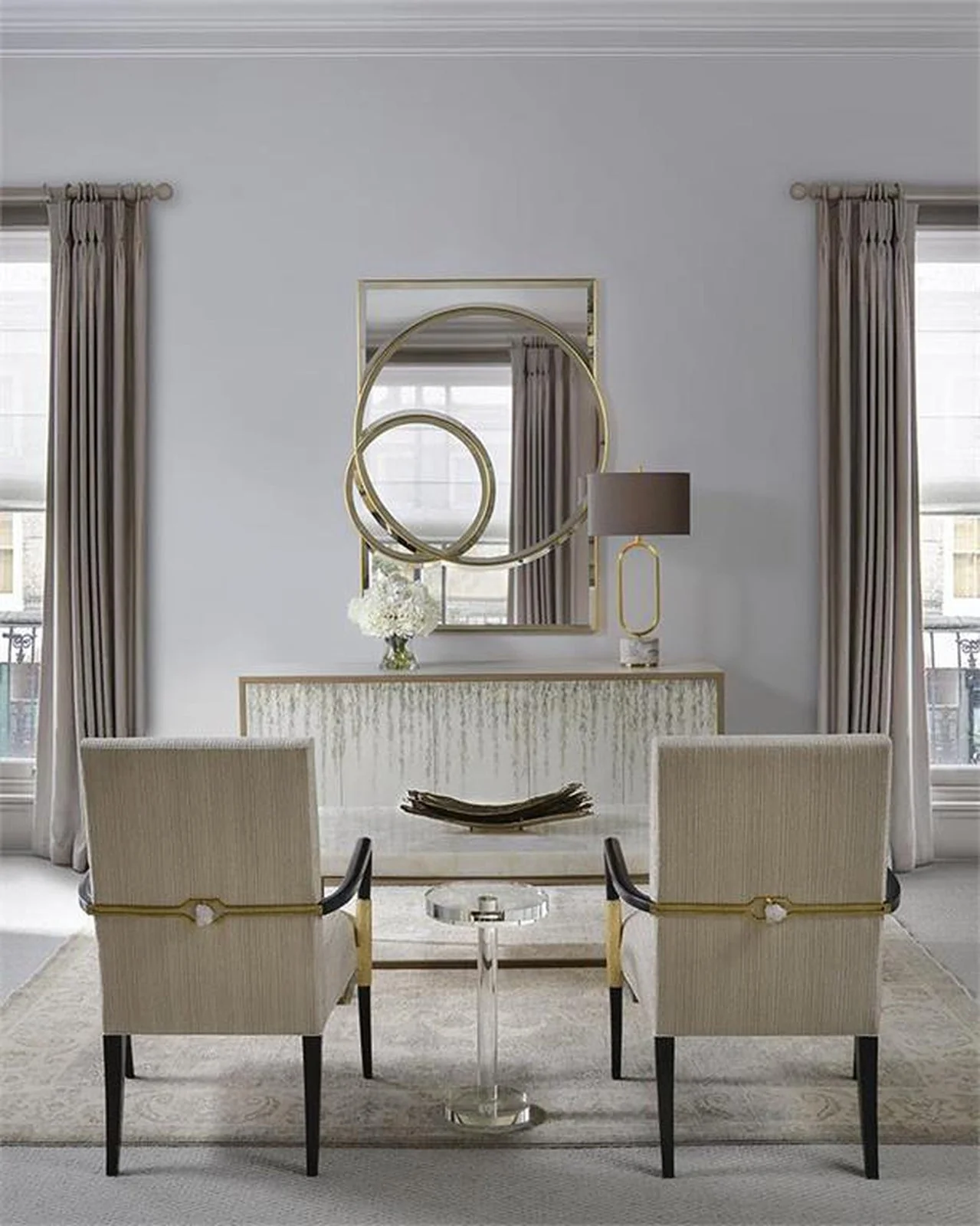 John Richard Golden Loop Table Lamp - Image 2