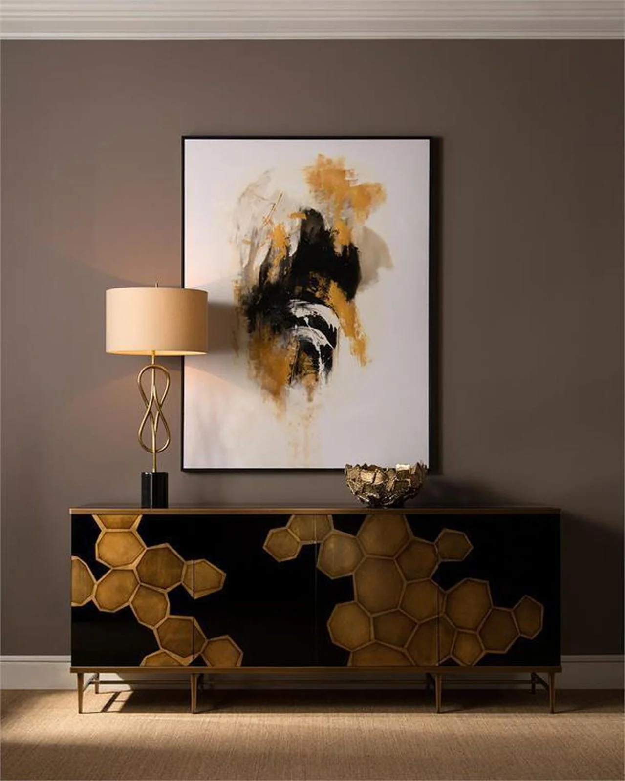 John Richard Honeycomb Credenza - Image 4