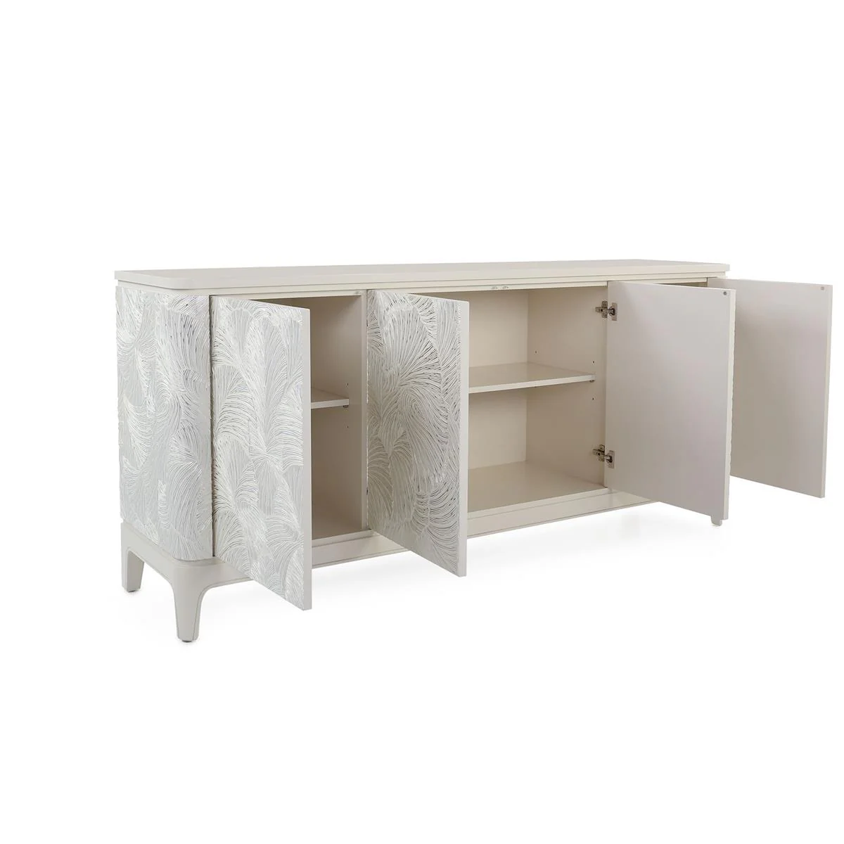 John Richard Ivory Palms Four-Door Credenza - Image 2