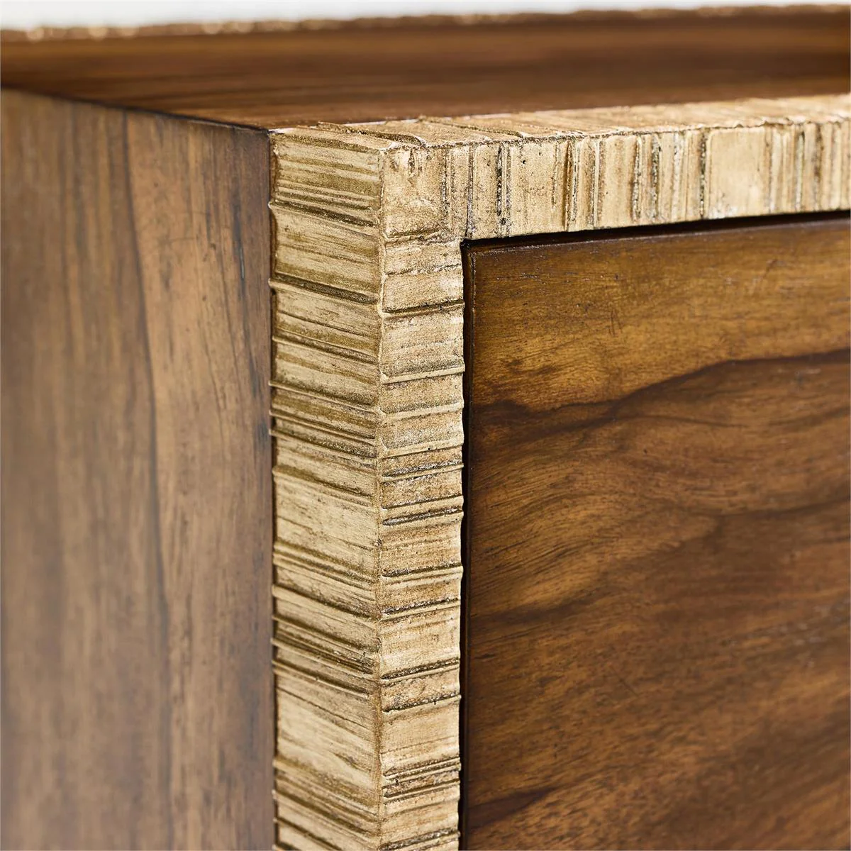 John Richard Korina Four-Door Credenza - Image 4