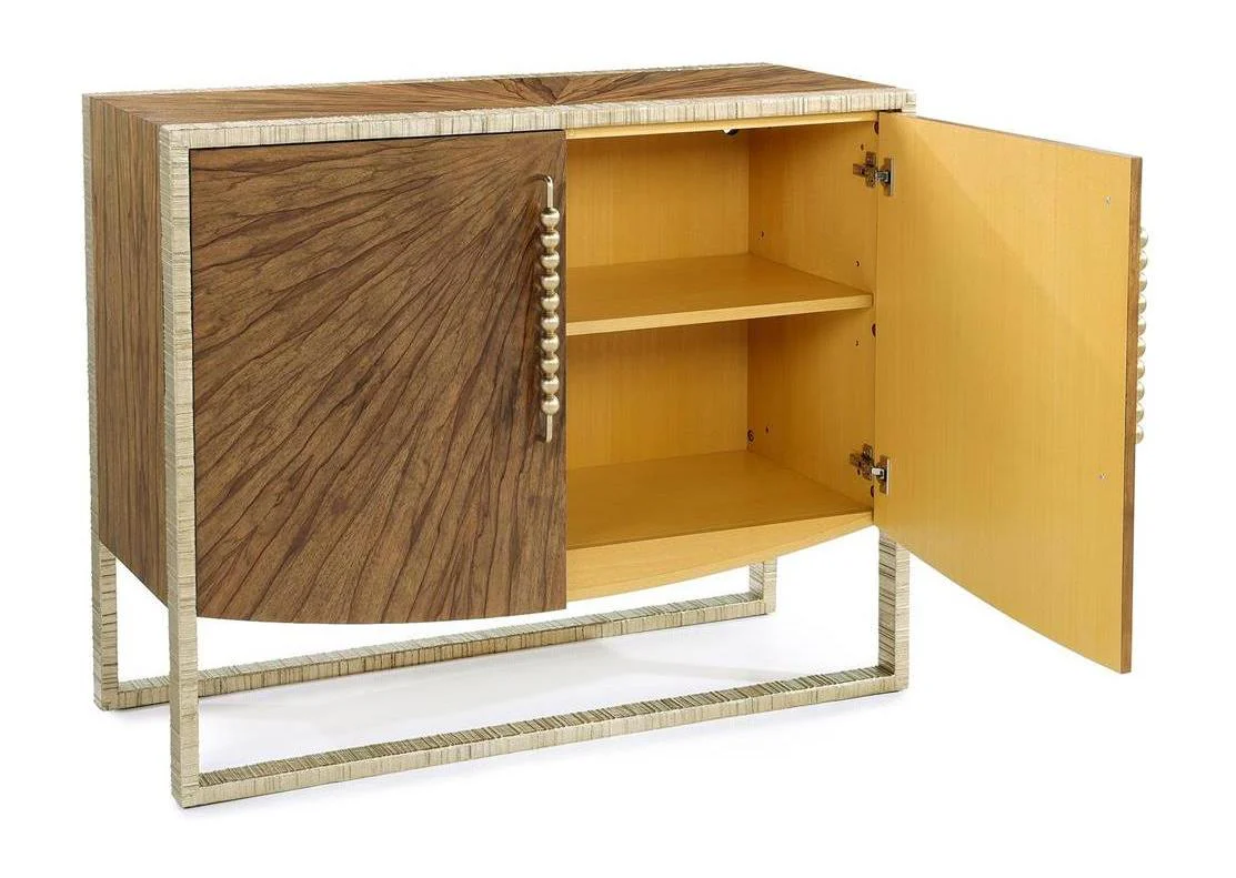 John Richard Korina Two-Door Cabinet - Image 2