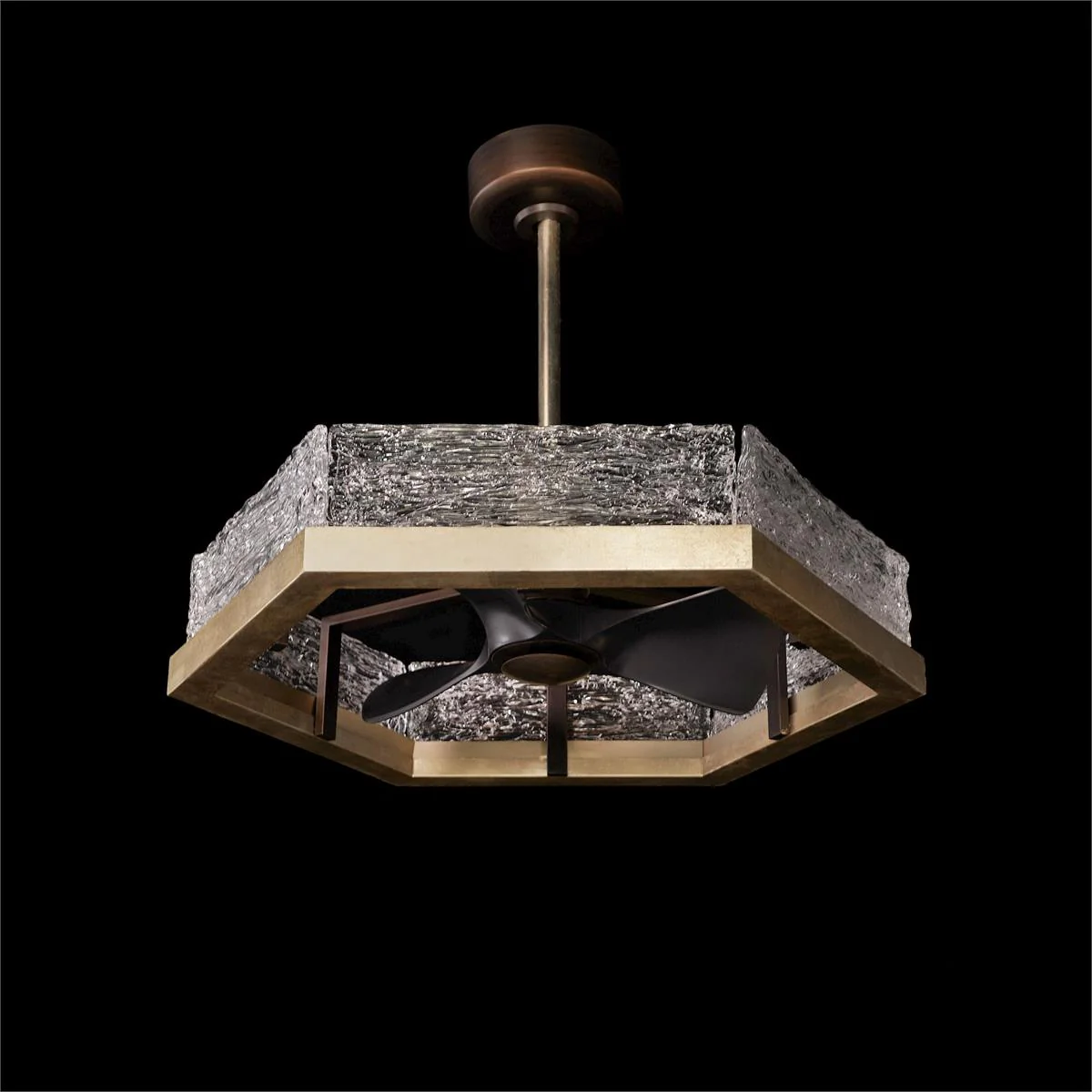 John Richard Lucian Chandelier with Fan - Image 2