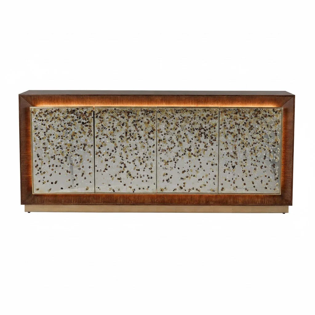 John Richard Macallan Four-Door Lighted Credenza - Image 3