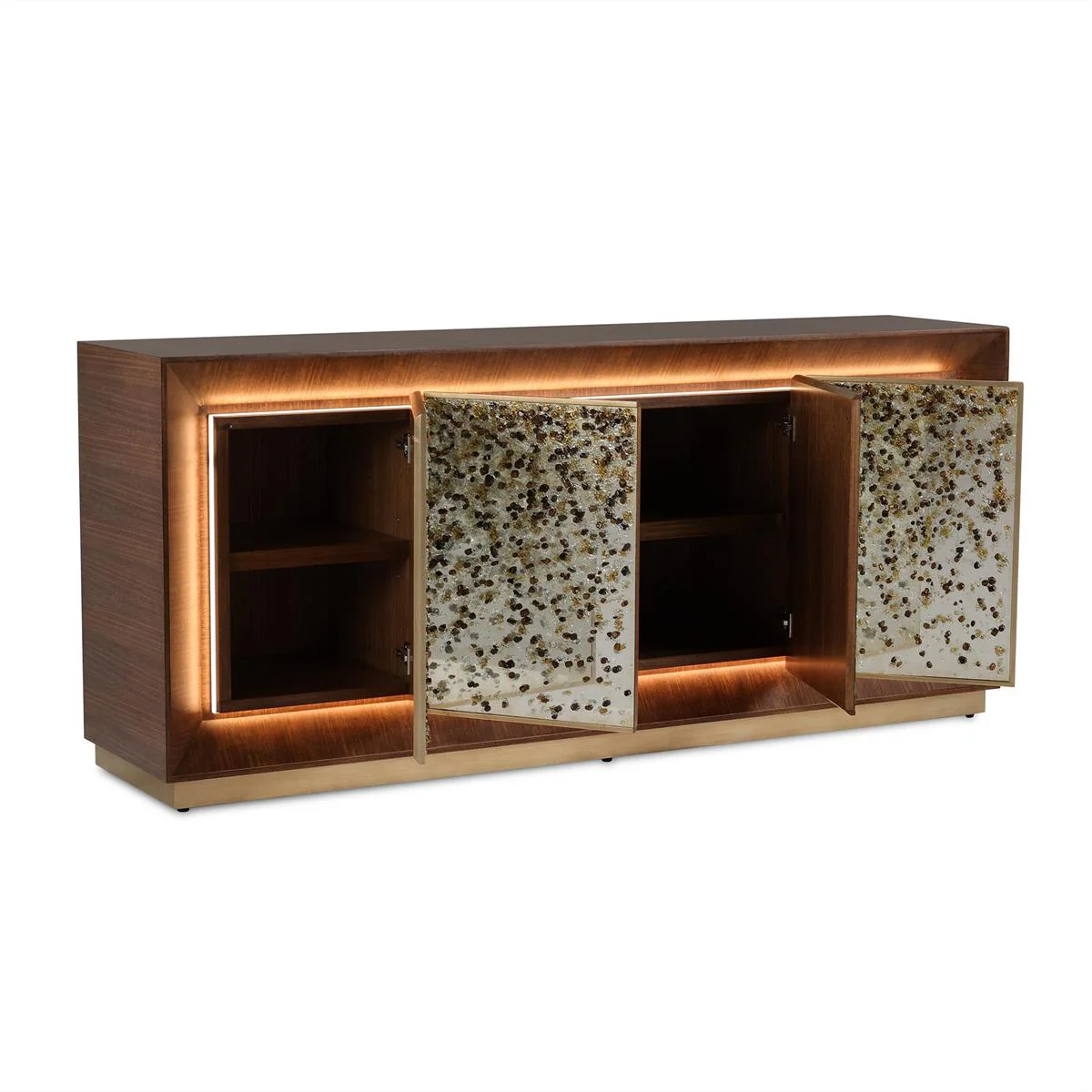 John Richard Macallan Four-Door Lighted Credenza - Image 4