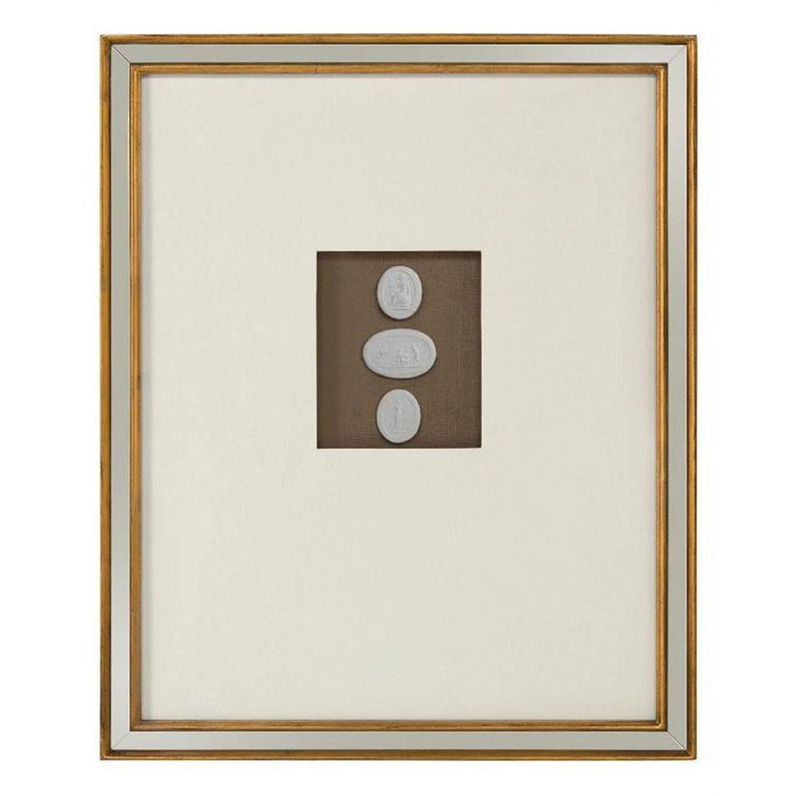 John Richard Mahogany Intaglio Wall Art - Image 3