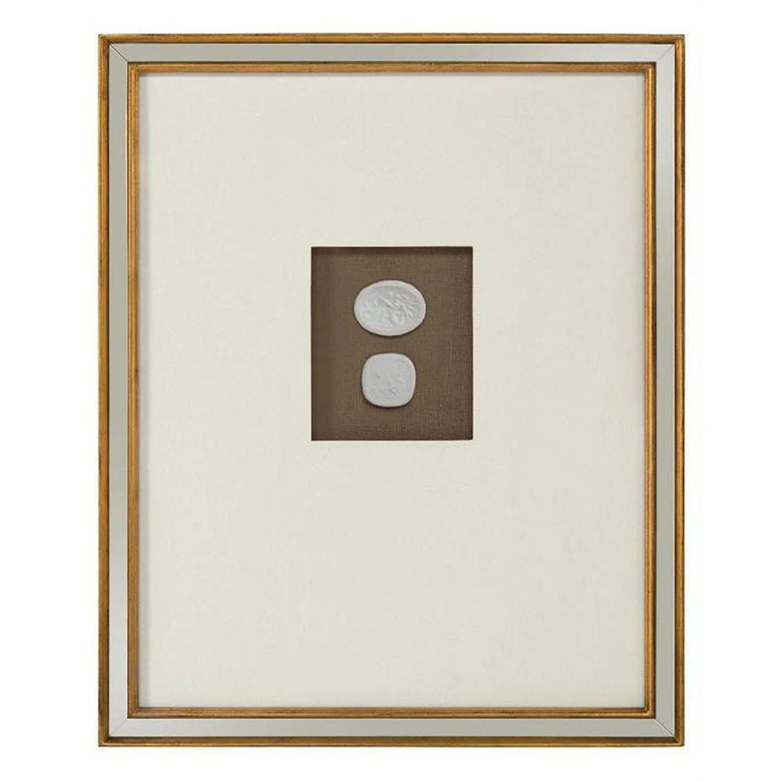 John Richard Mahogany Intaglio Wall Art - Image 4