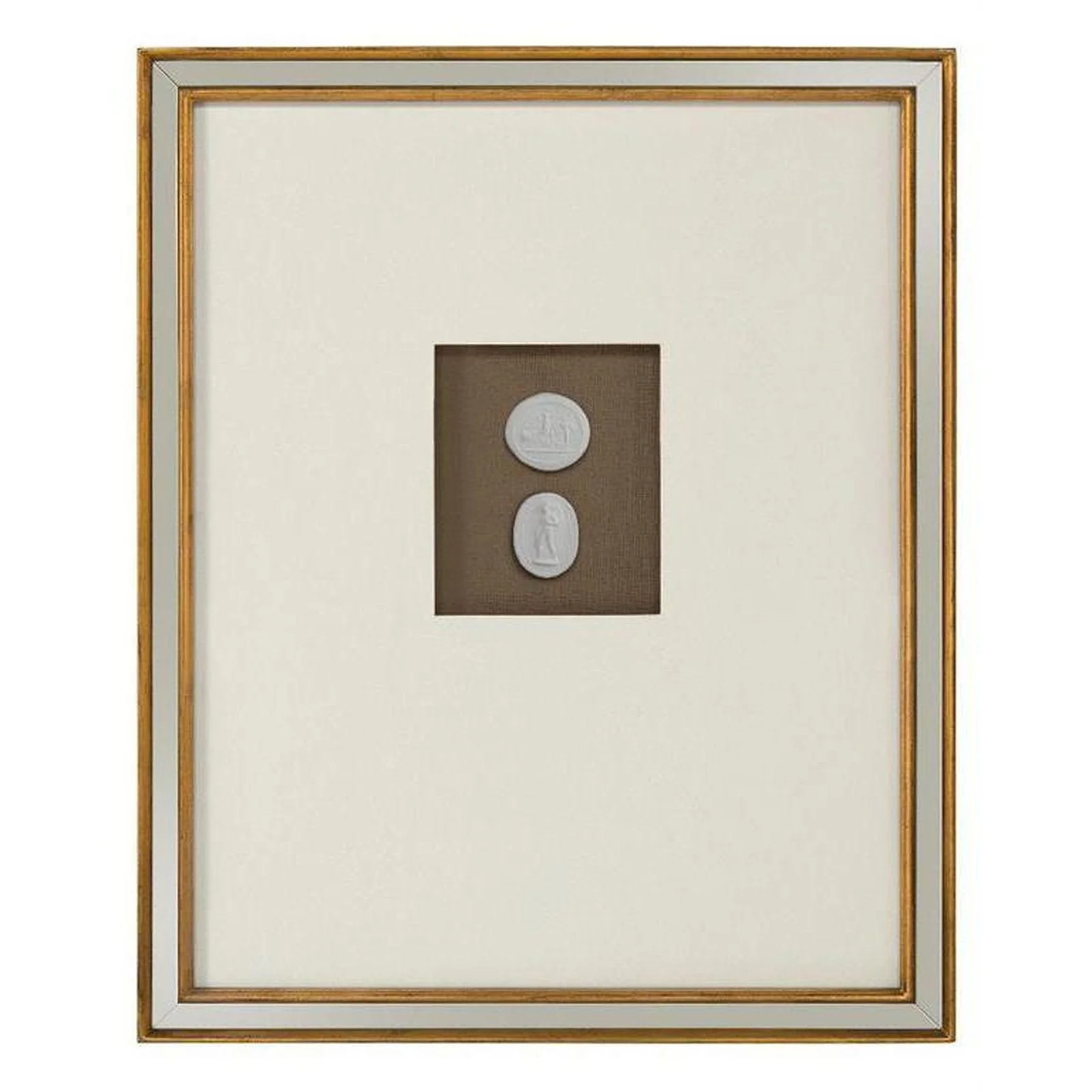 John Richard Mahogany Intaglio Wall Art - Image 5