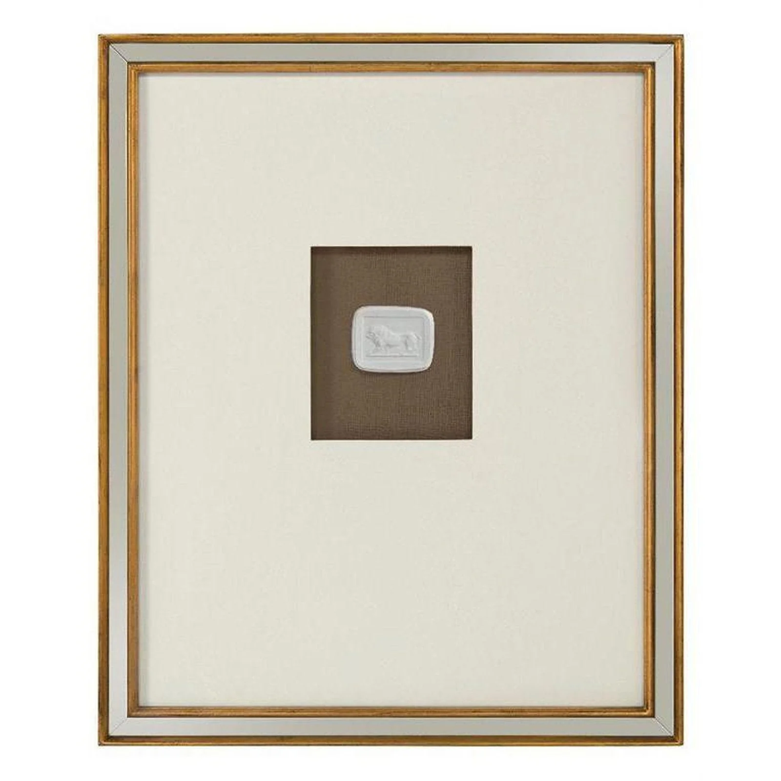 John Richard Mahogany Intaglio Wall Art - Image 6