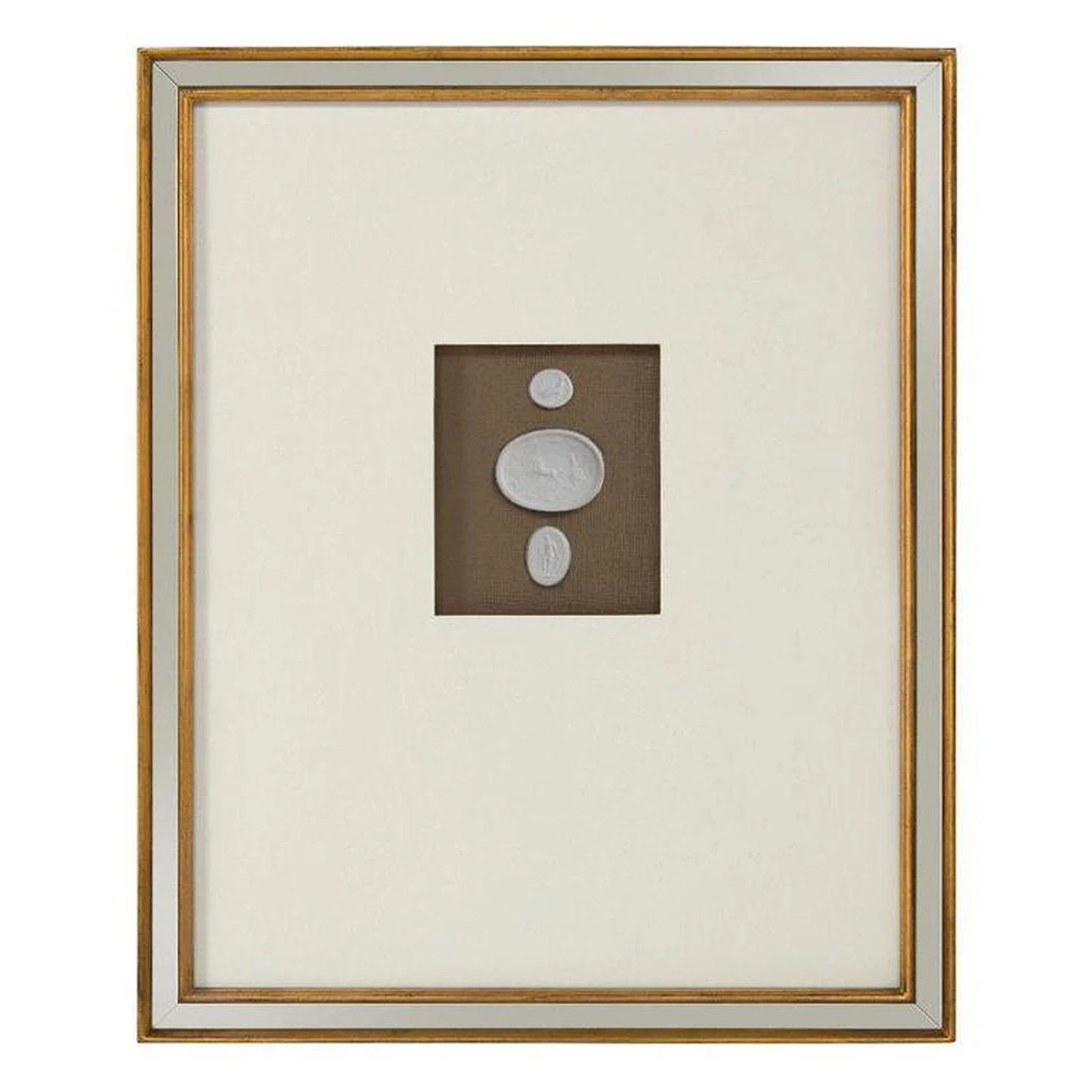John Richard Mahogany Intaglio Wall Art - Image 9