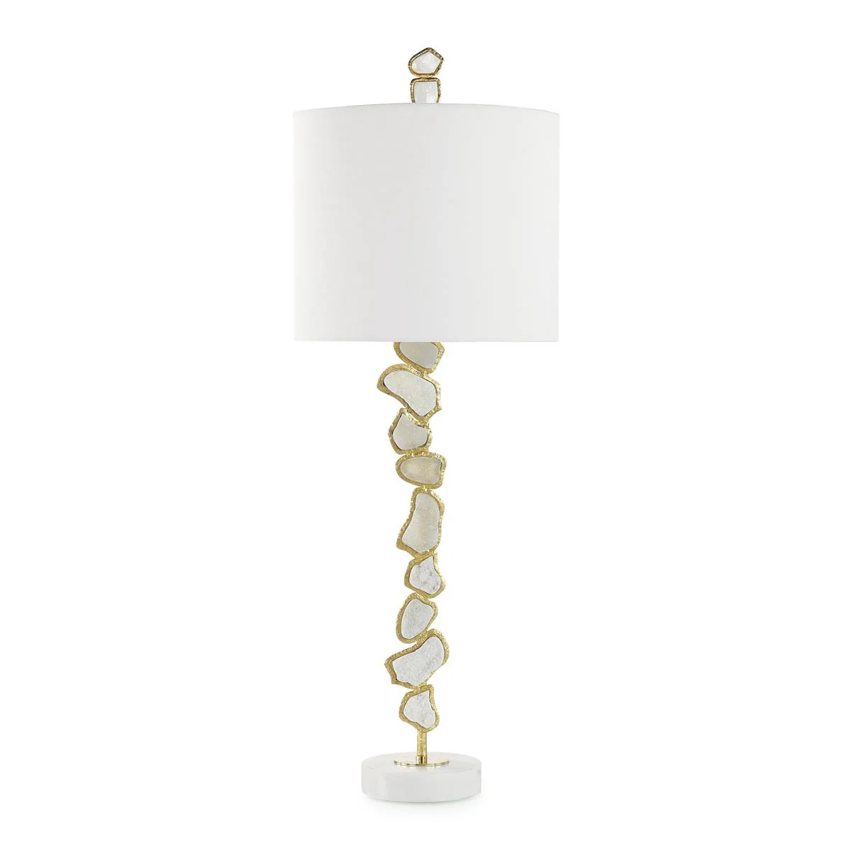 John Richard Marble Fragments Buffet Lamp - Image 2