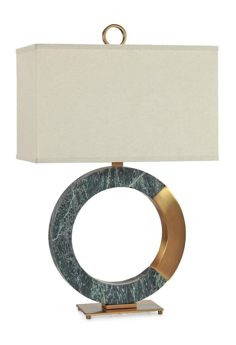 John Richard Marble Ring Table Lamp - Image 2