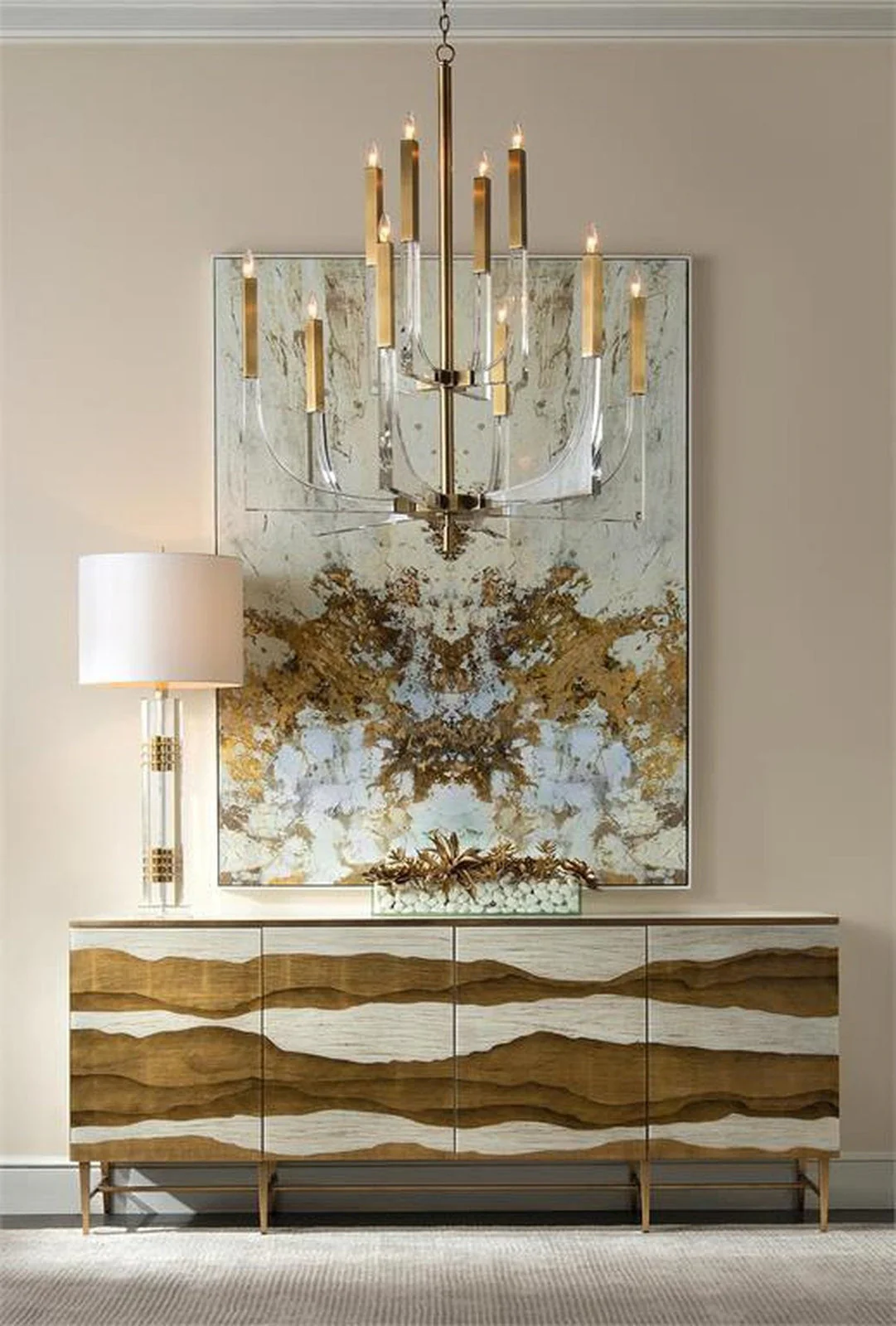 John Richard Mark Mcdowell's Gilded Ivory Wall Art - Image 2
