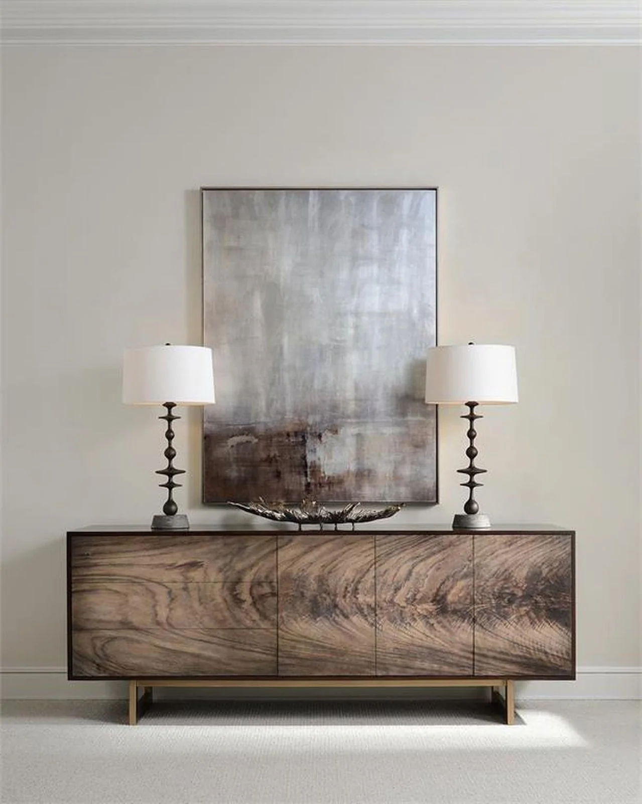 John Richard Matte Black Baluster Table Lamp - Image 4