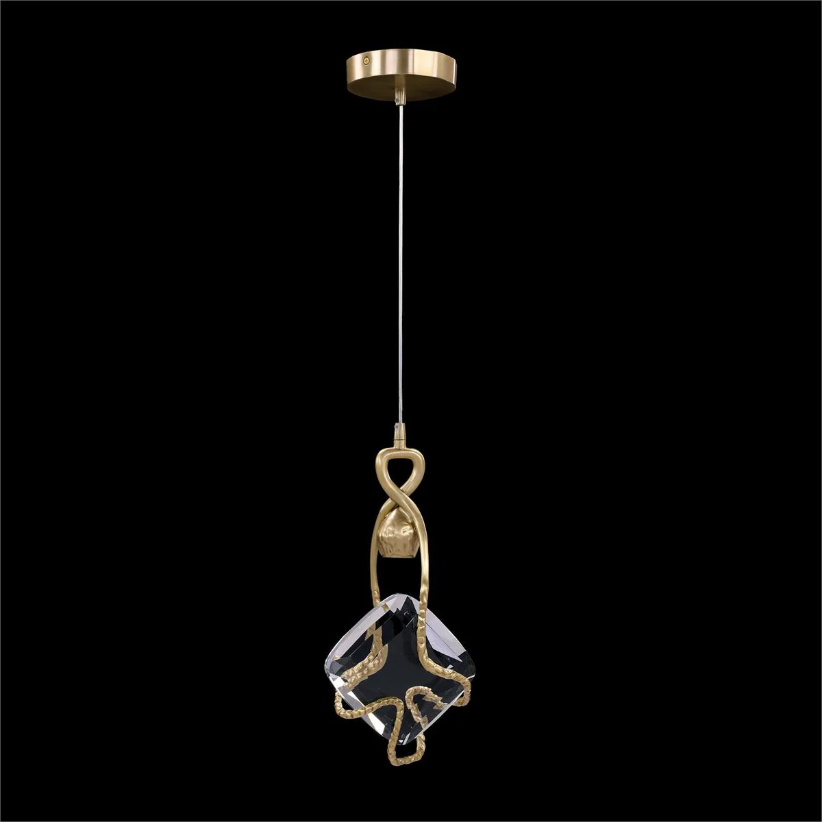 John Richard Mirelle Single-Light Pedant Chandelier - Image 2