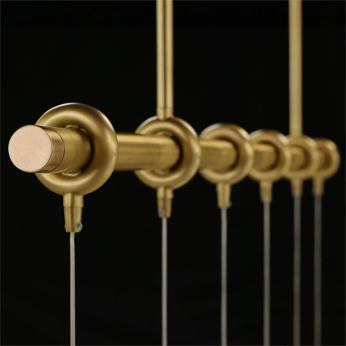 John Richard Mirelle Six-Light Horizontal Chandelier - Image 4