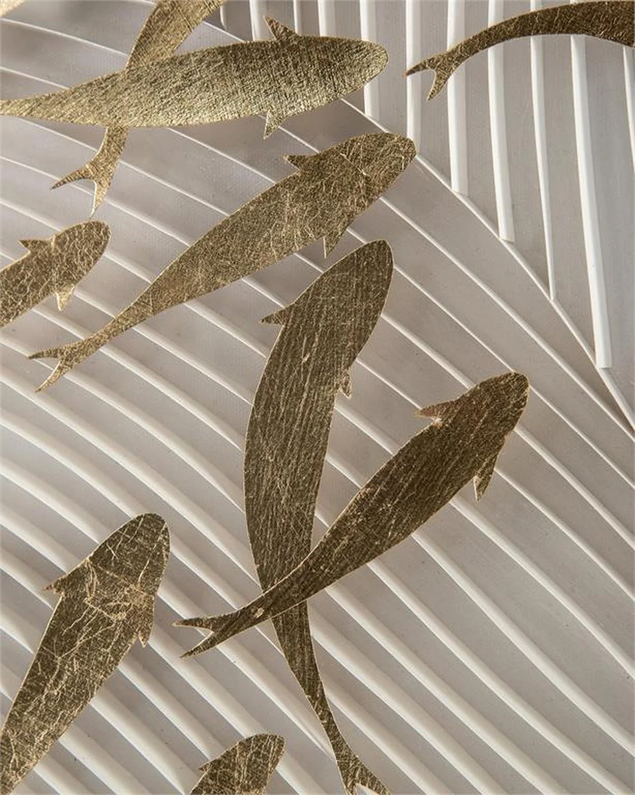 John Richard Robat's School of Fish Wall Art - Image 2