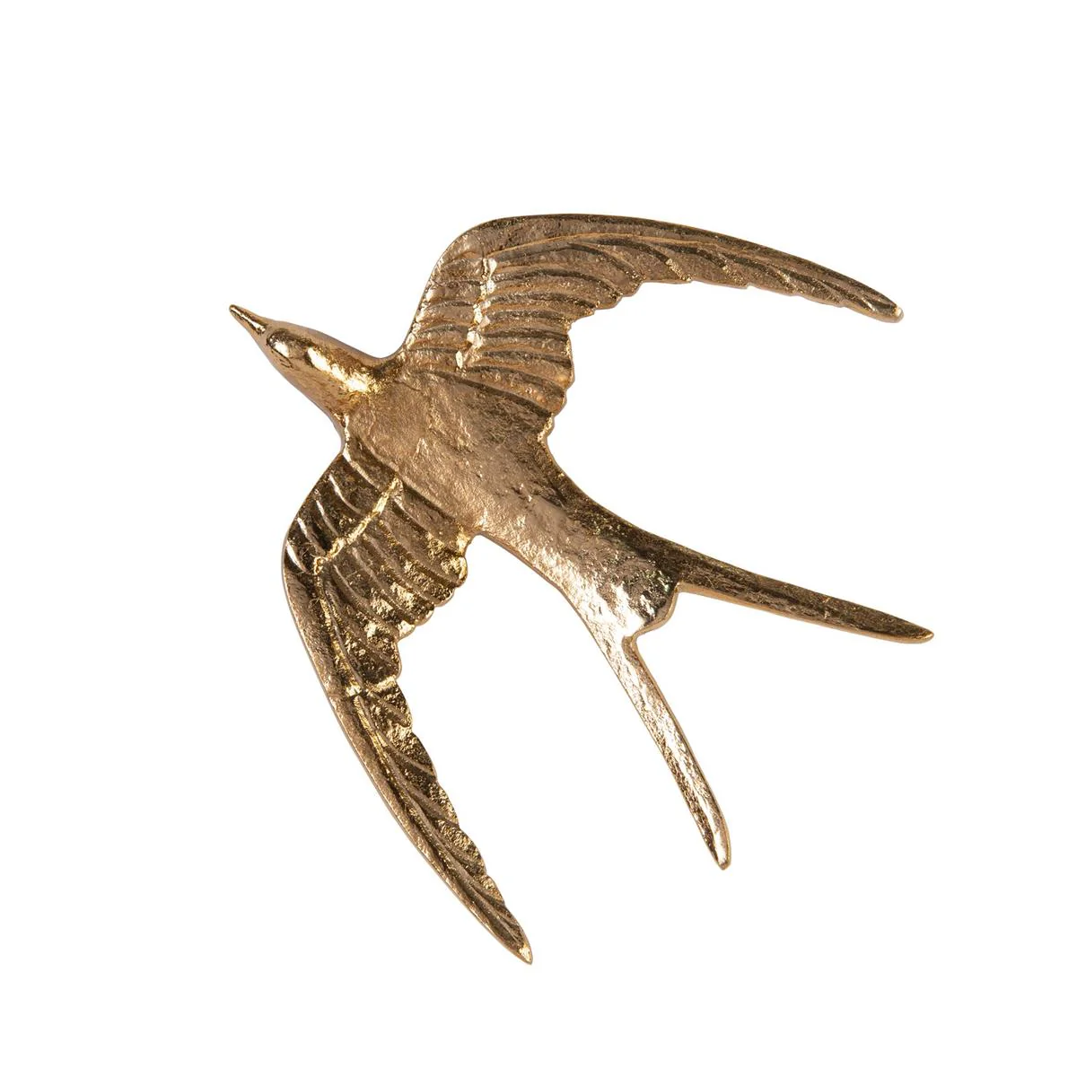 John Richard Set of Three Brass Birds in Flight Wall Art - Image 3