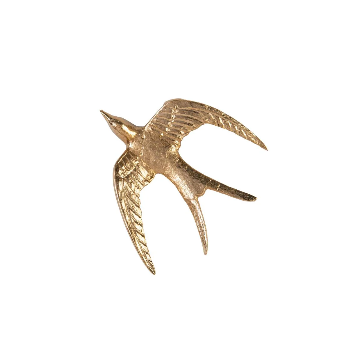 John Richard Set of Three Brass Birds in Flight Wall Art - Image 4