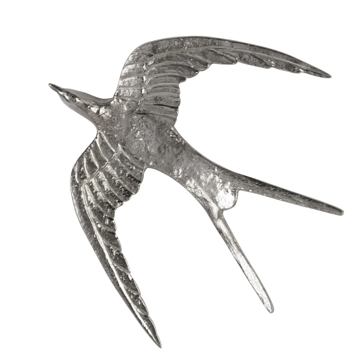 John Richard Set of Three Nickel Birds in Flight Wall Art - Image 2
