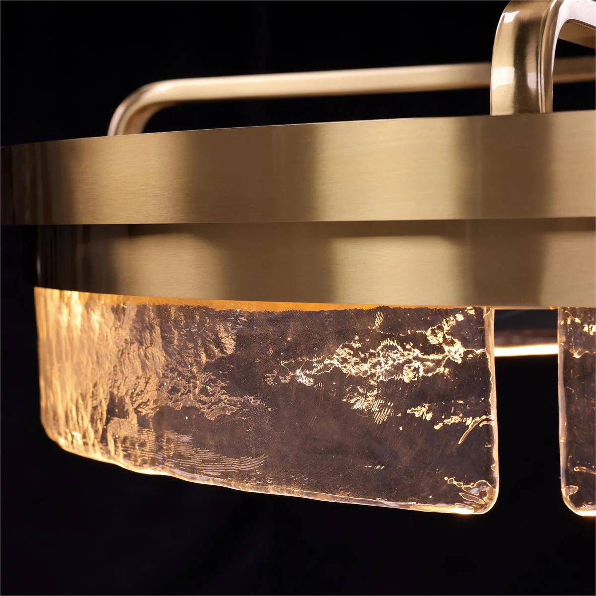 John Richard Sinclair Chandelier with Fan, Brass - Image 4