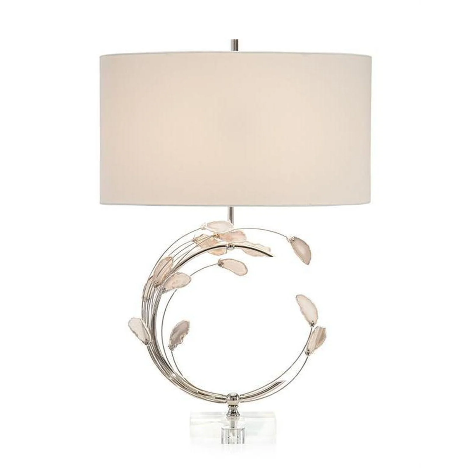 John Richard Swirling Agates in Table Lamp - Image 2