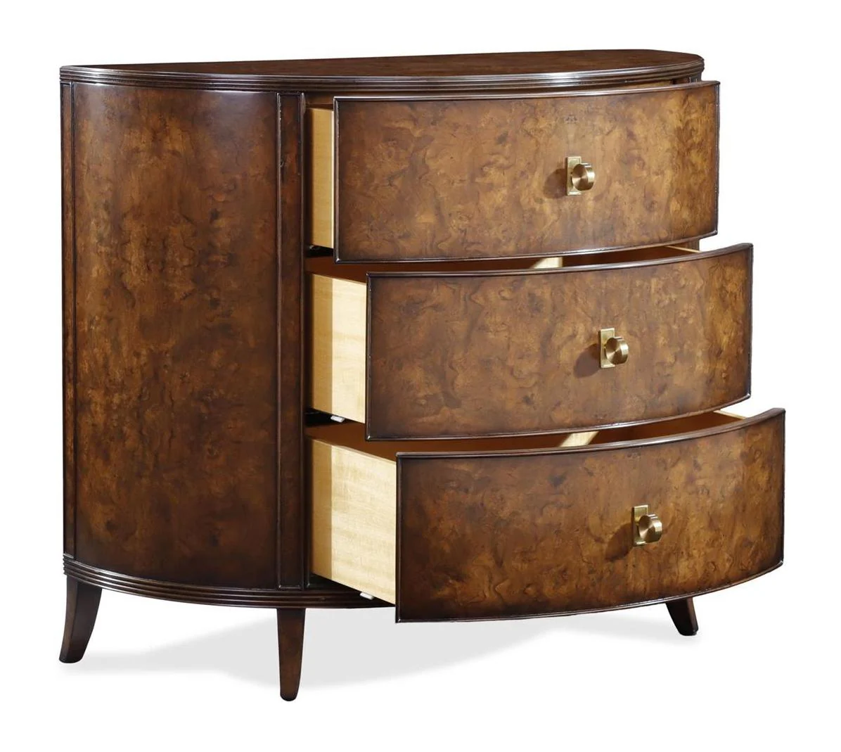 John Richard Sylvestre Three-Drawer Chest, Walnut - Image 2