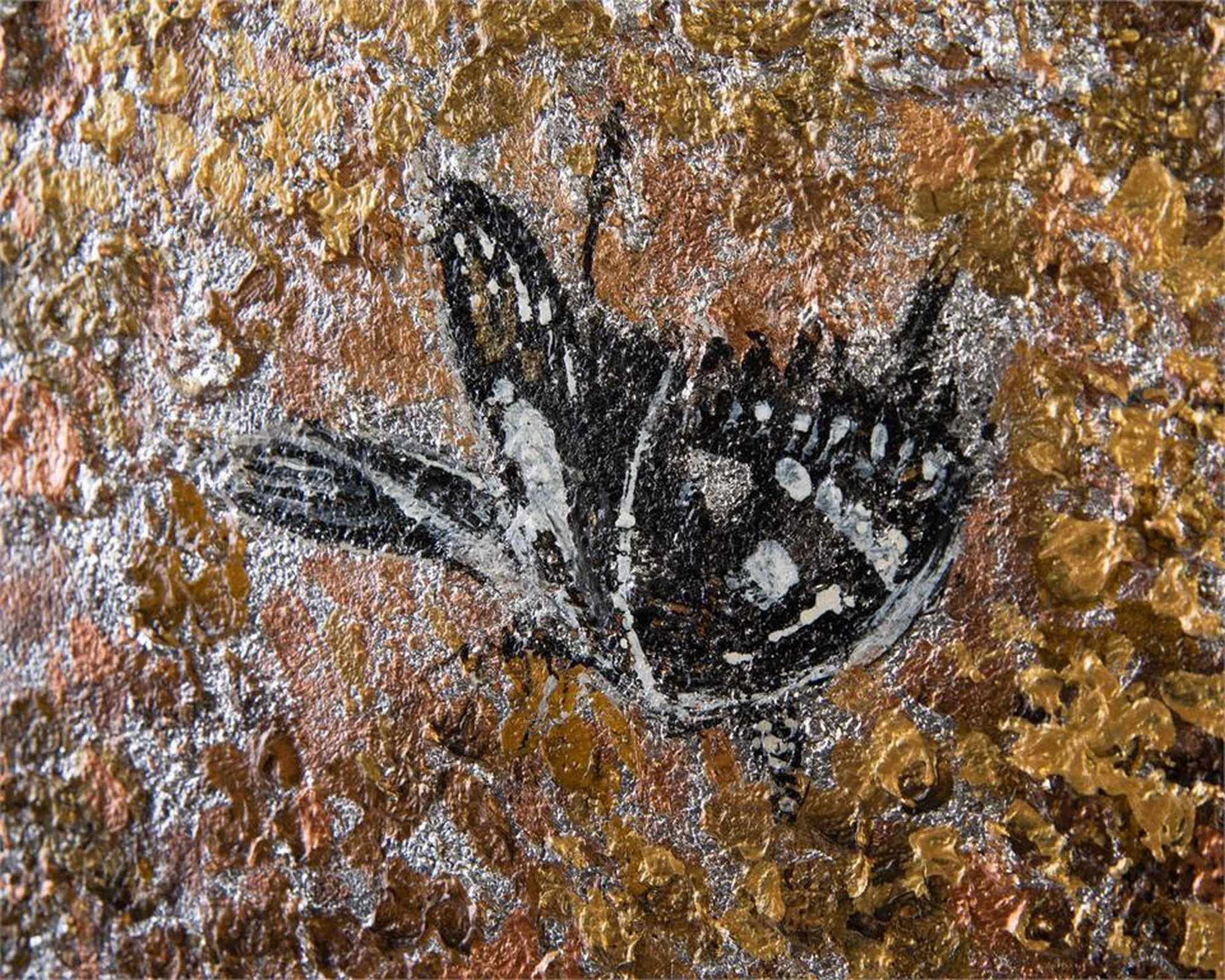 John Richard Teng Fei's Gilded Butterflies Wall Art - Image 3