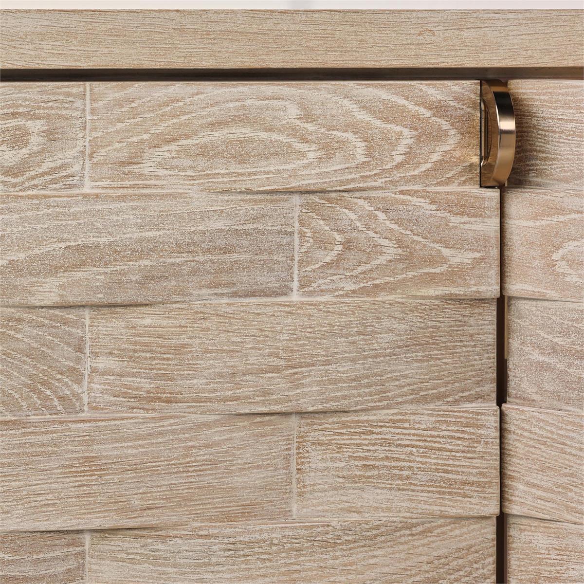 John Richard Tessere Four-Door Credenza, Limed - Image 3