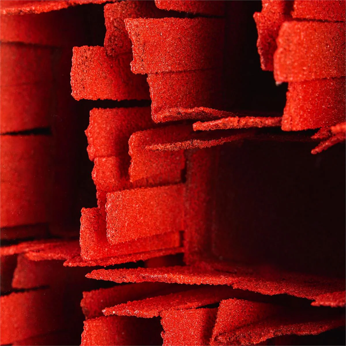 John Richard Tony Fey's Weathered Geometry, Red - Image 3