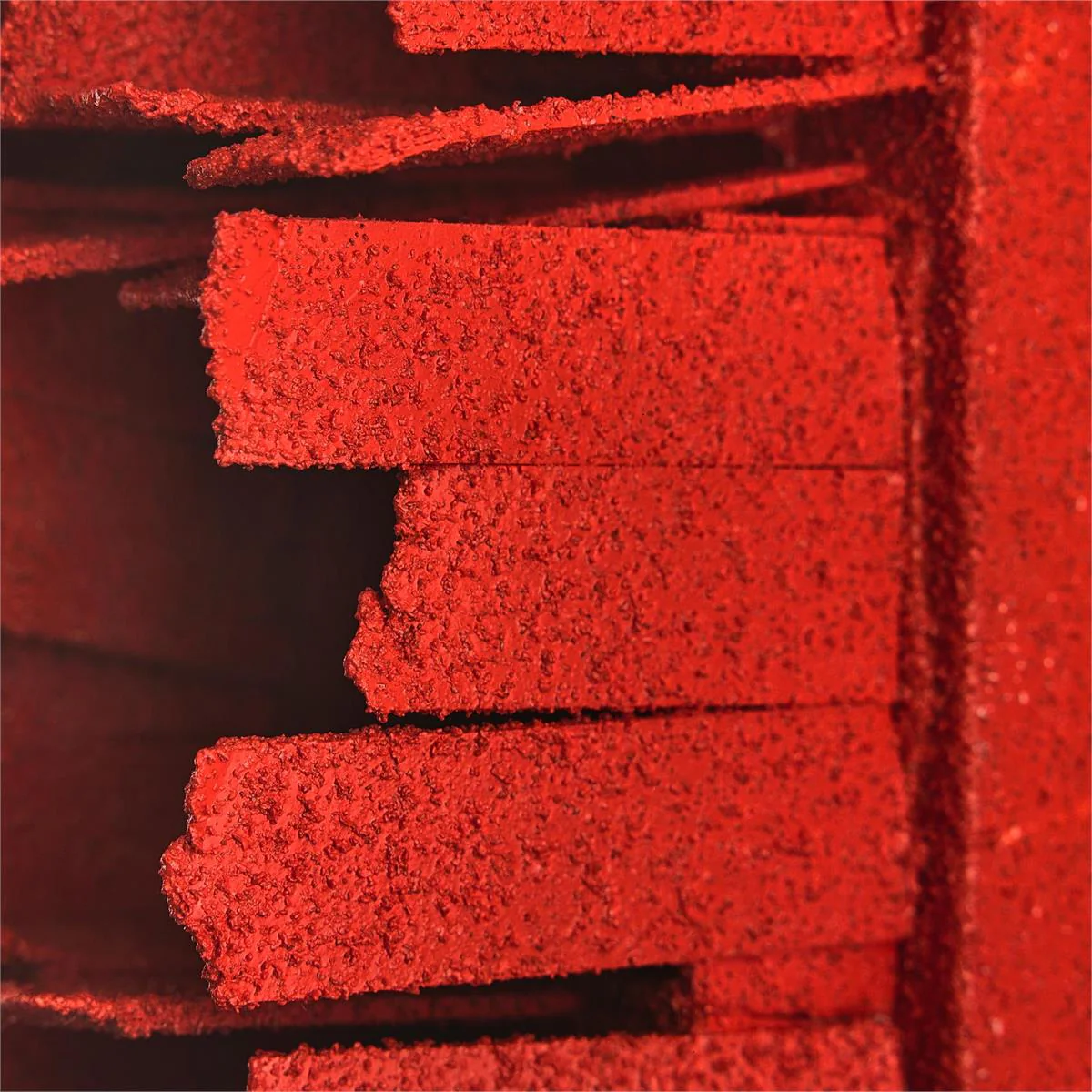 John Richard Tony Fey's Weathered Geometry, Red - Image 4