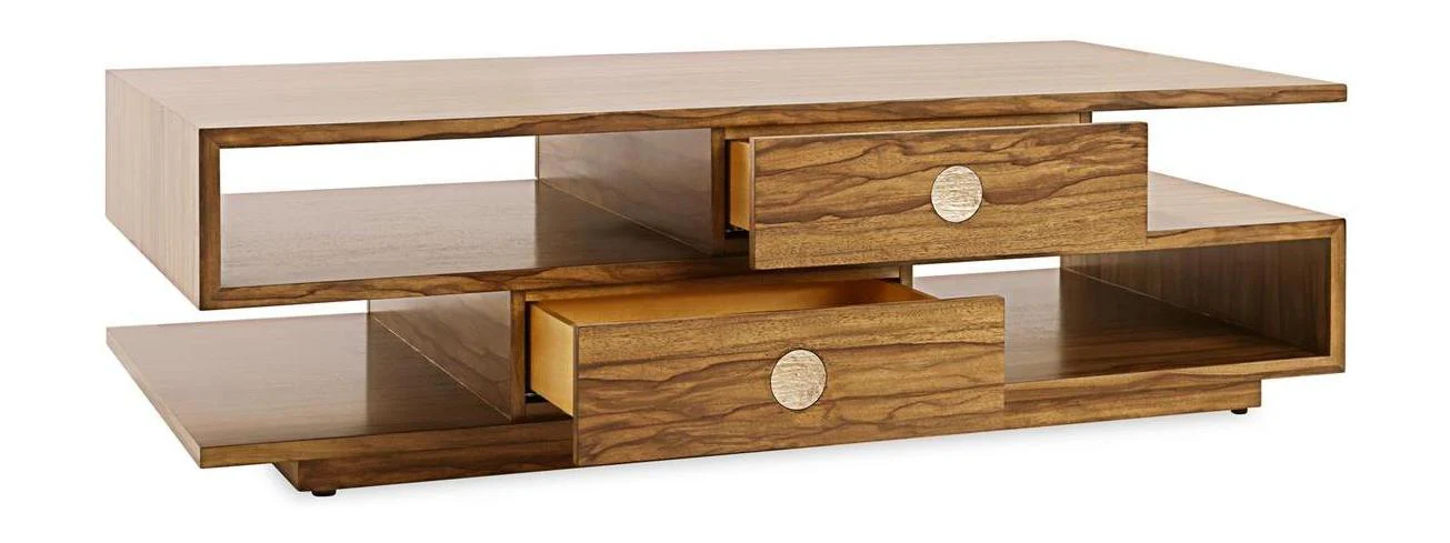 John Richard Vantage Two-Drawer Cocktail Table - Image 2