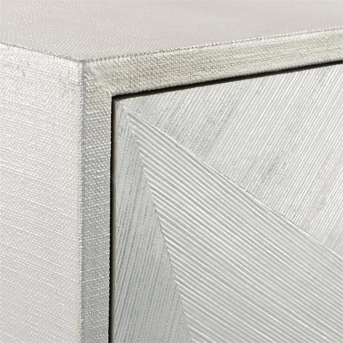John Richard Vertex Four-Door Sideboard, Silver - Image 3