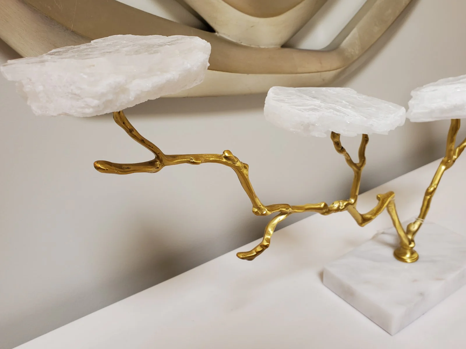 John Richard Whimsical Selenite Branched Plateau Floor Sample - Image 3