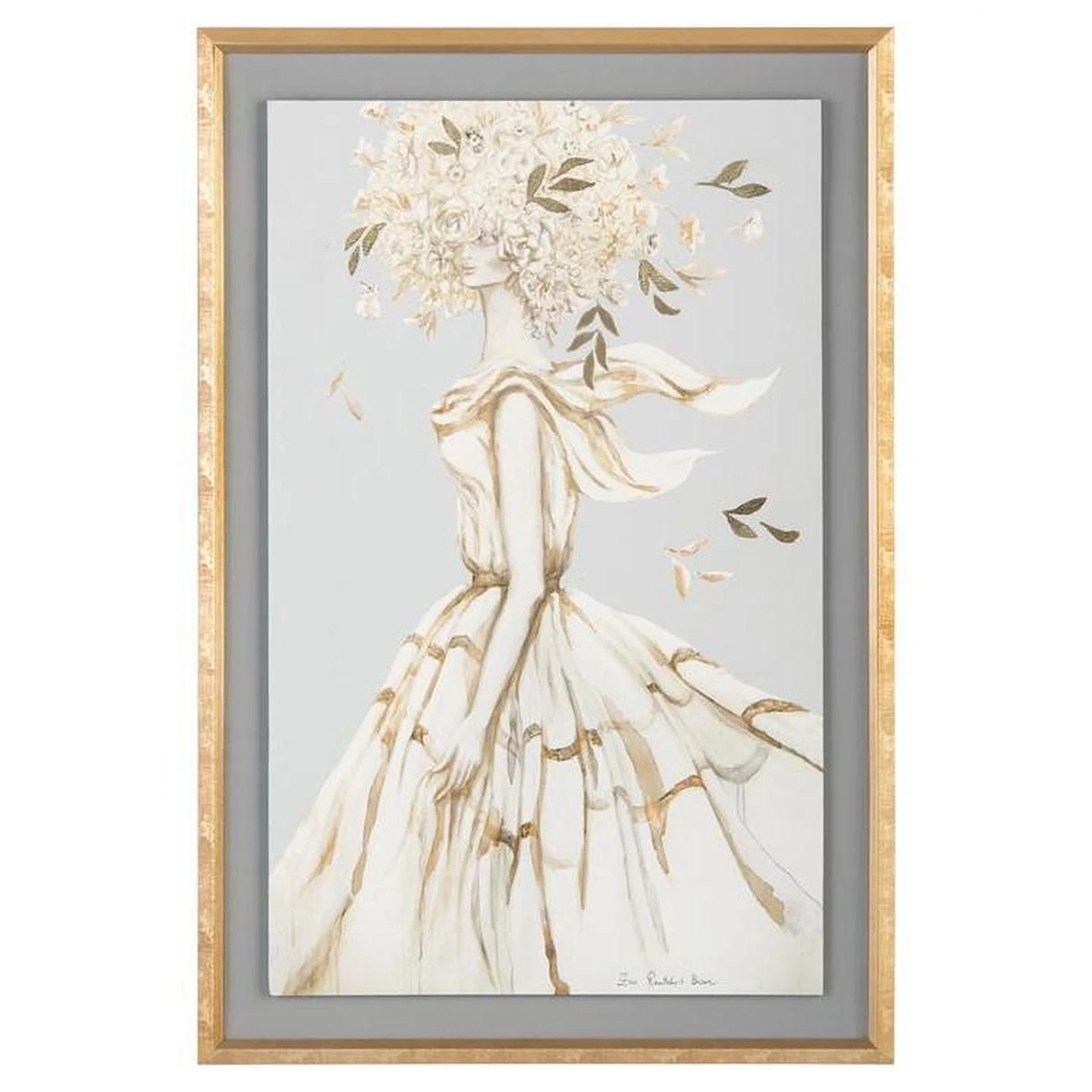 John Richard Zana Brown's Golden Femme Wall Art - Image 2