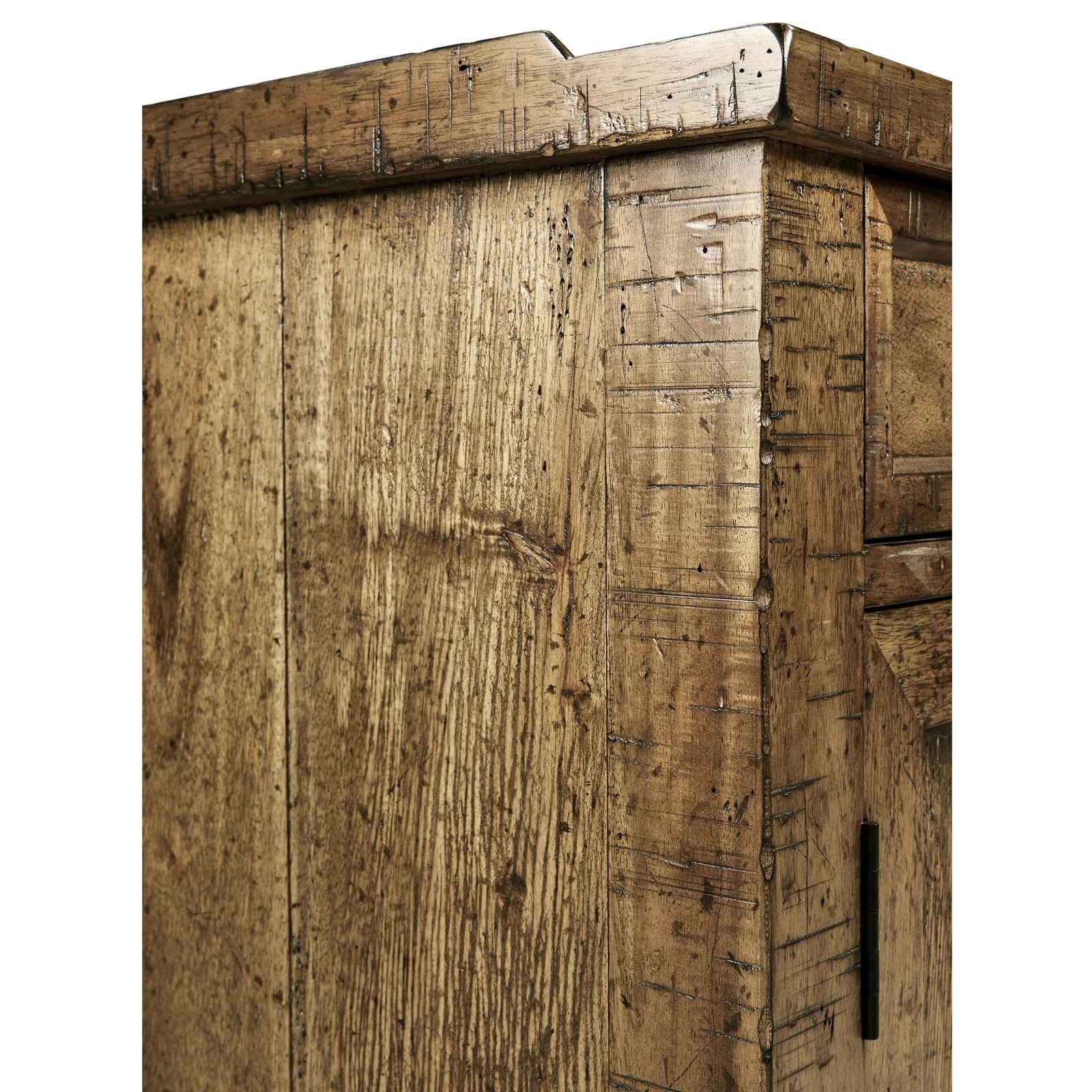 Jonathan Charles 34" Medium Driftwood Four Door Sideboard (491025-DTM) - Image 5