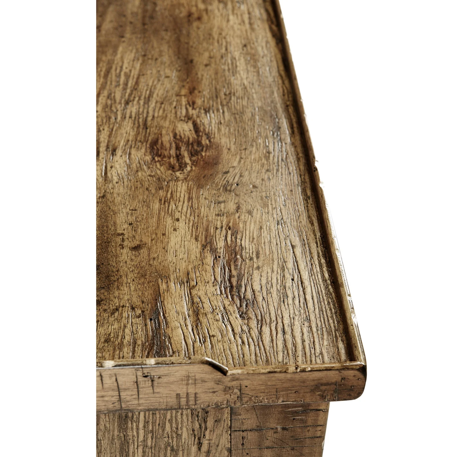Jonathan Charles 34" Medium Driftwood Four Door Sideboard (491025-DTM) - Image 7