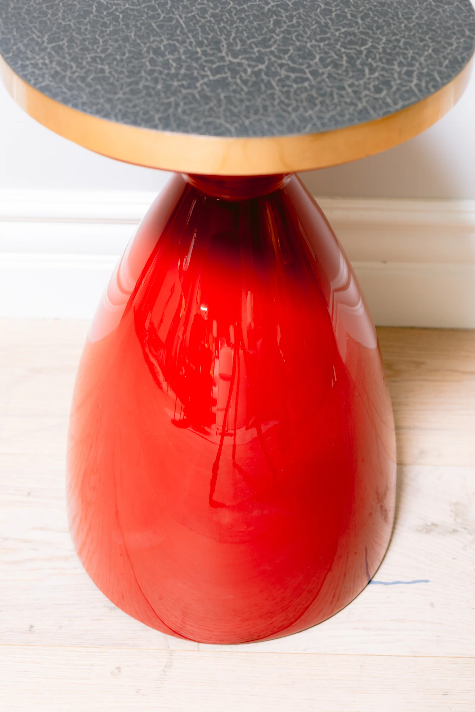 Jonathan Charles Emperor Painted Round Wine Table Floor Sample - Image 3