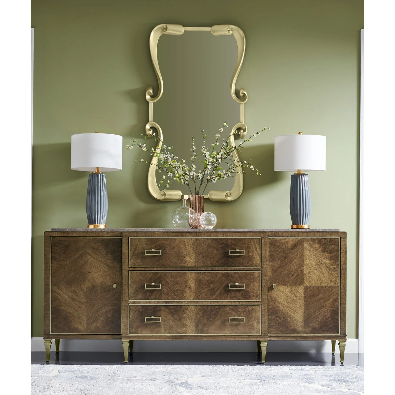Jonathan Charles Barcelona Credenza (496075-WBA) - Image 2