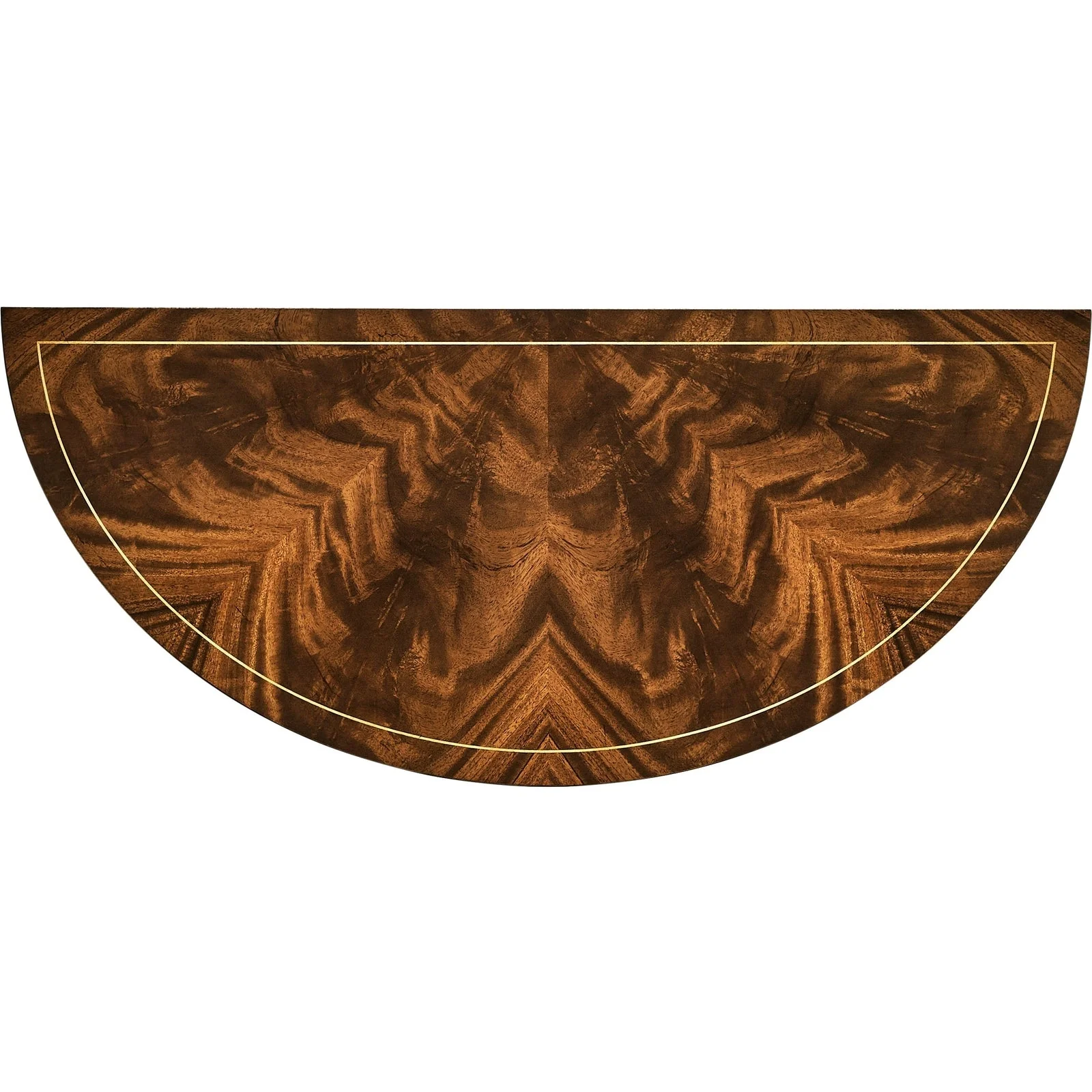 Jonathan Charles Boxwood Stringing Demilune Console (494002-LAM) - Image 4