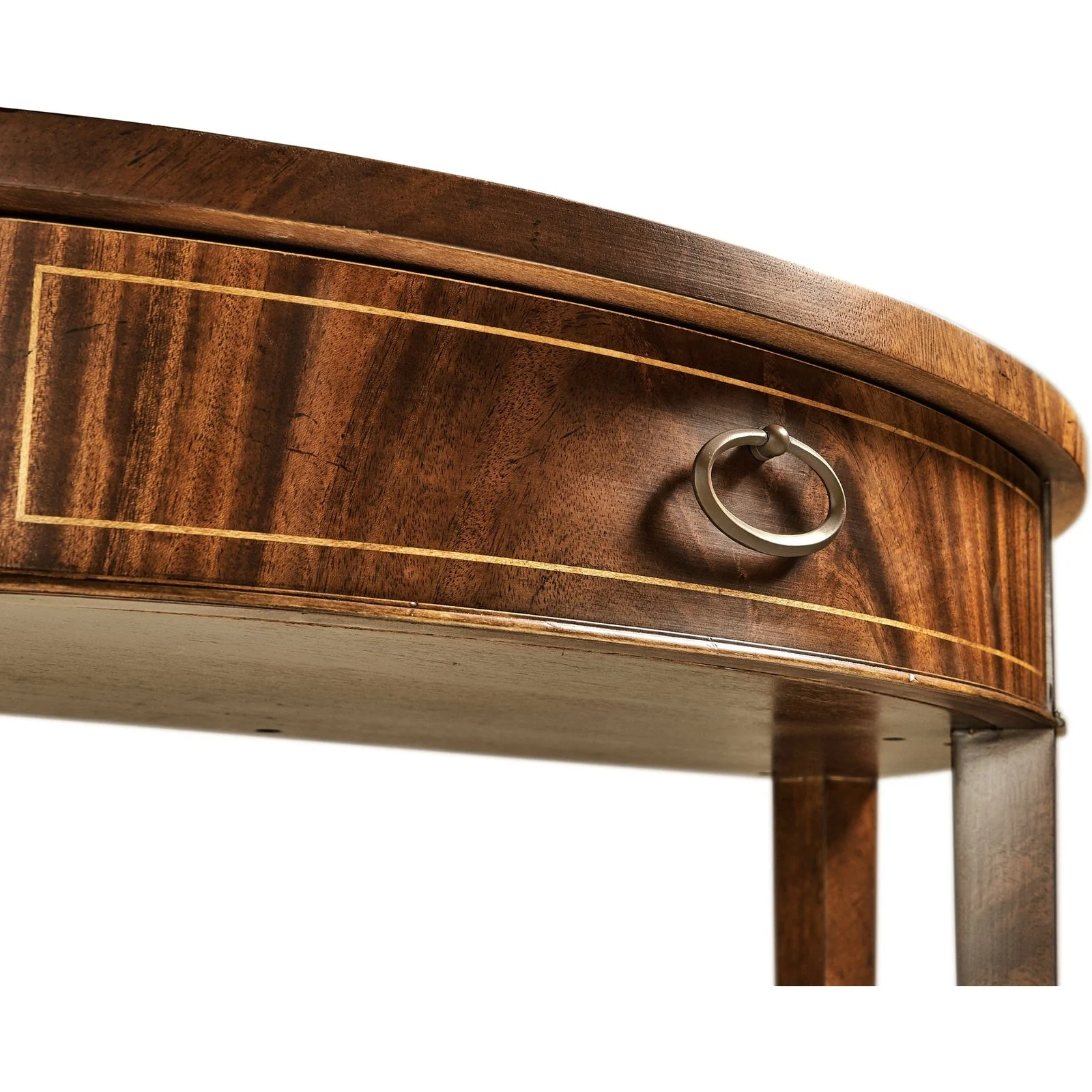Jonathan Charles Boxwood Stringing Demilune Console (494002-LAM) - Image 5