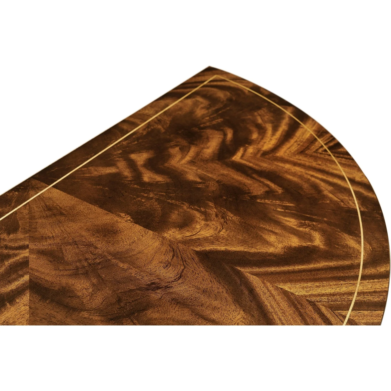 Jonathan Charles Boxwood Stringing Demilune Console (494002-LAM) - Image 6