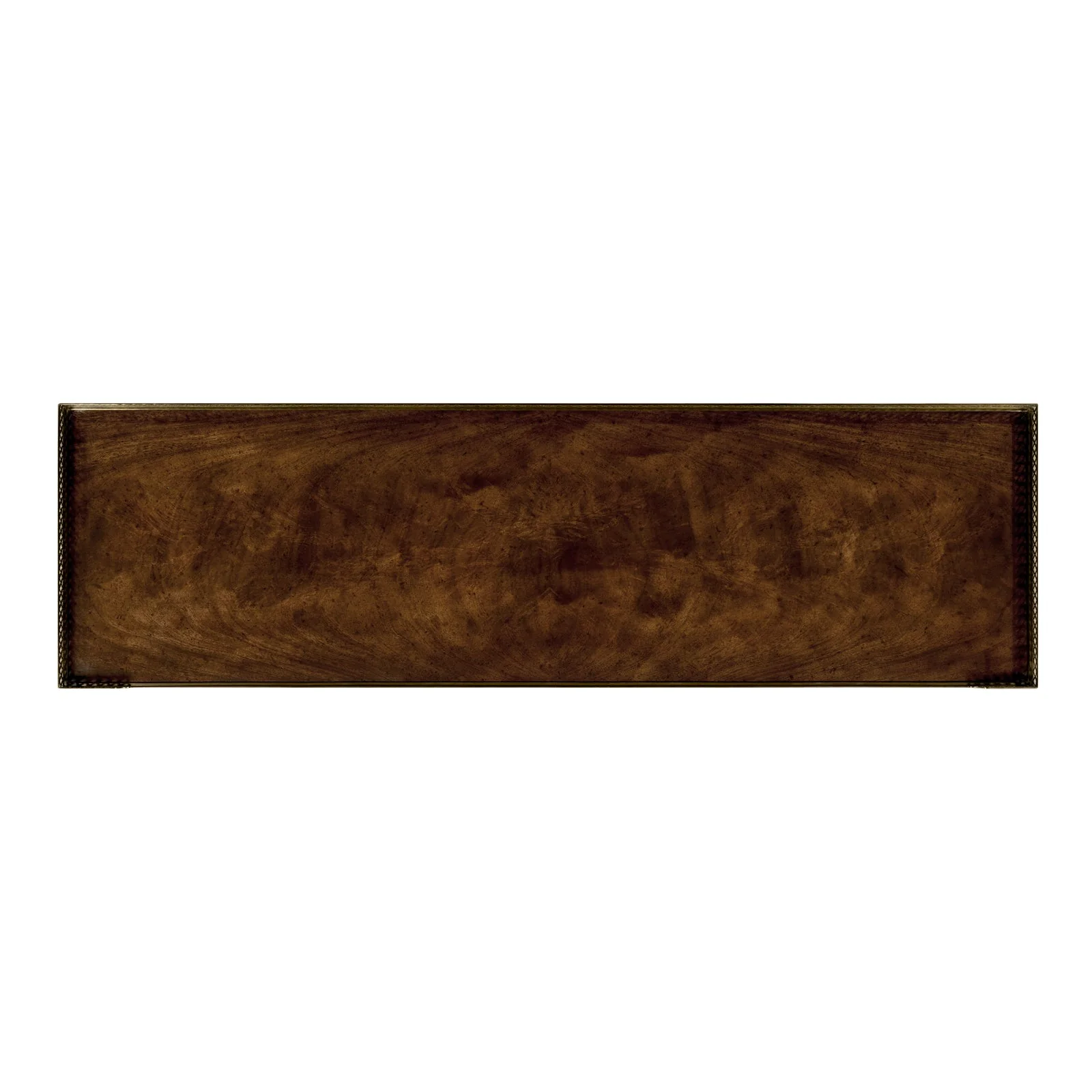 Jonathan Charles Brompton French Style Mahogany Console with Brass Gallery (494892-BMA) - Image 7