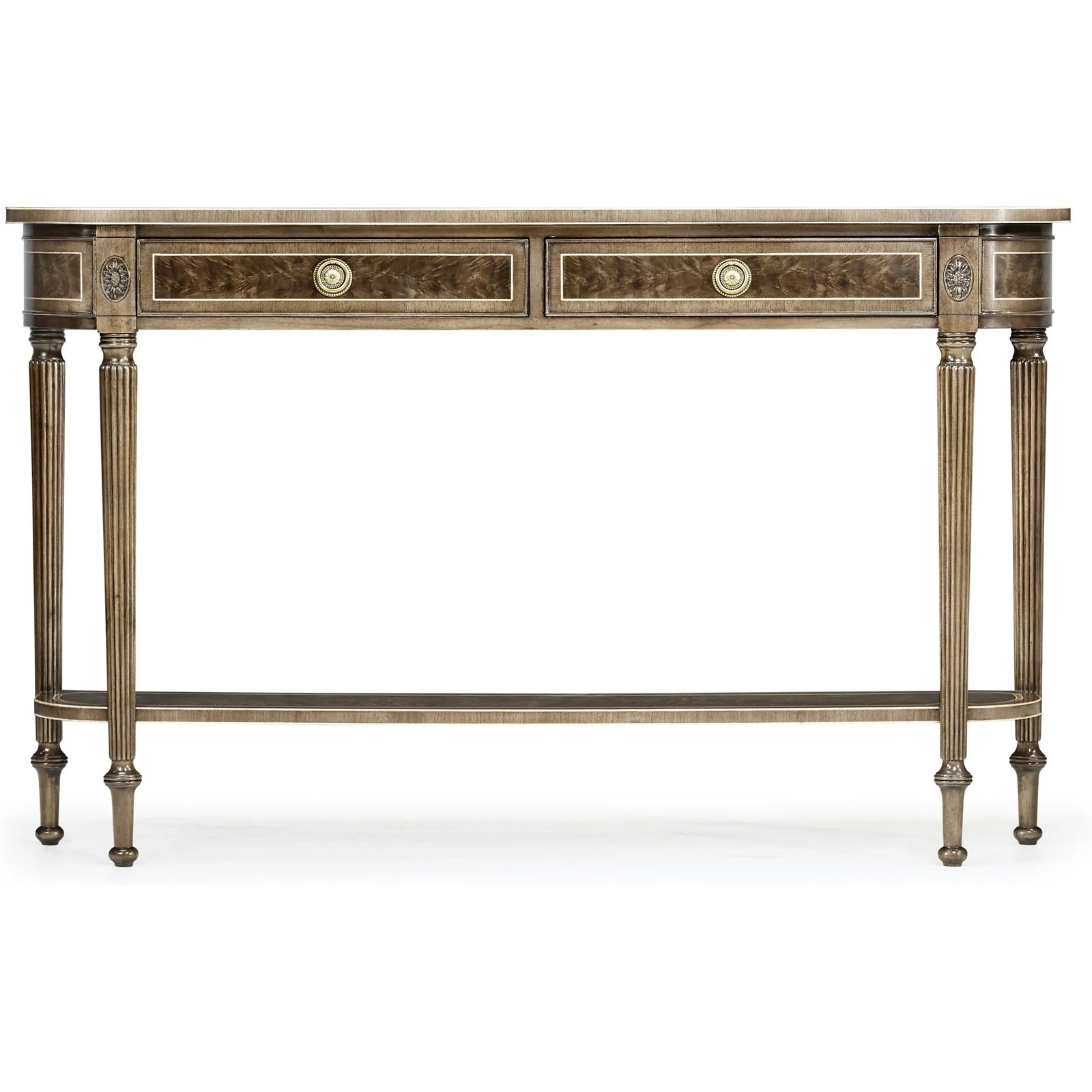 Jonathan Charles Buckingham Console Table (494600-MBL) - Image 3