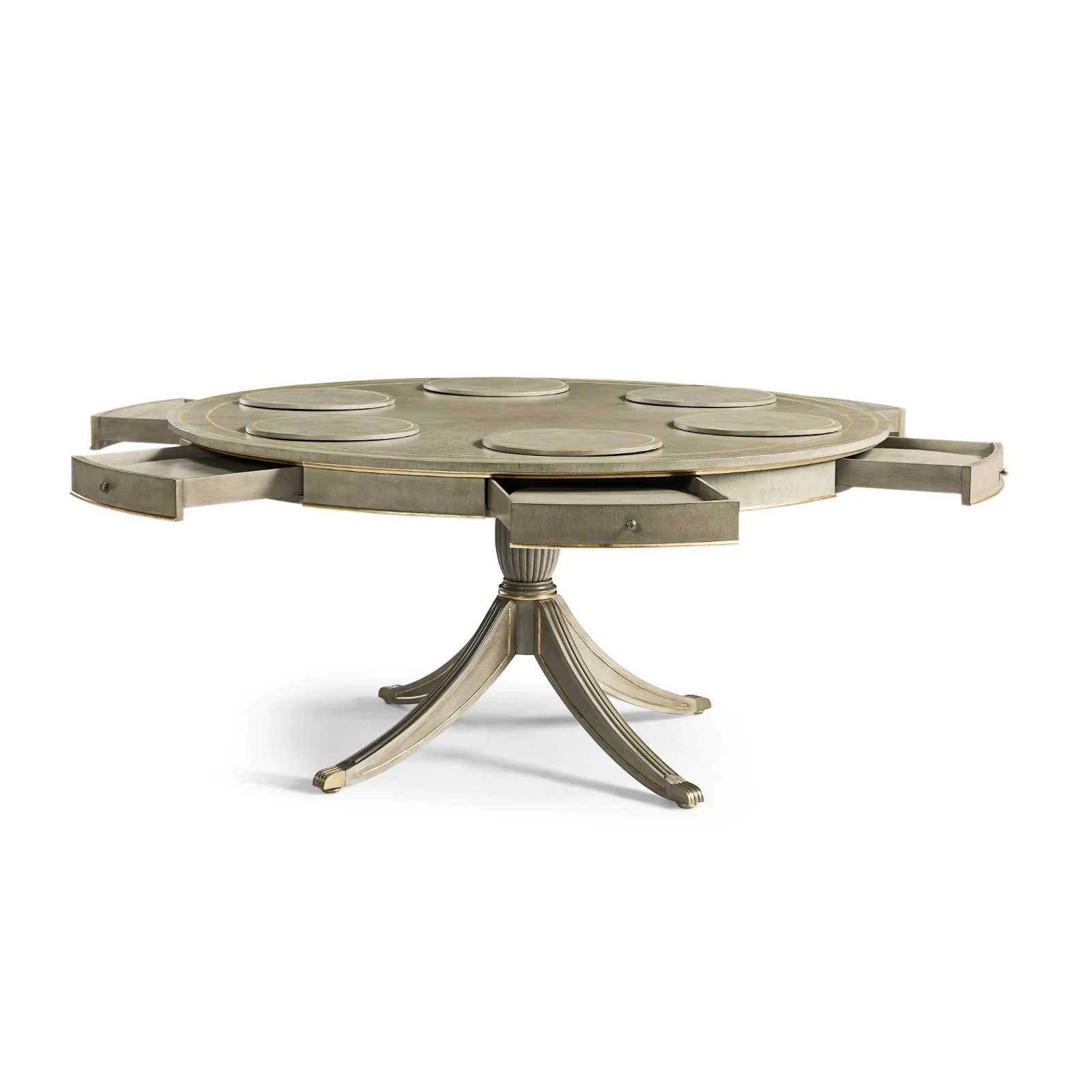 Jonathan Charles Buckingham Round Dining Table - Image 7