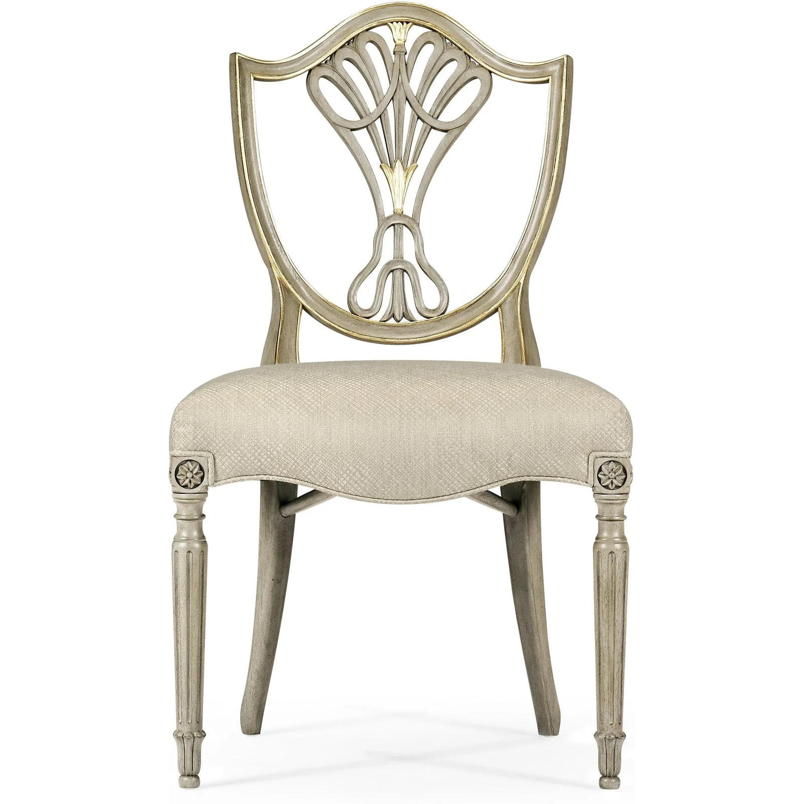 Jonathan Charles Buckingham Gilded Dining Side Chair (495819-SC-PBG-F200) - Set of 2 - Image 2