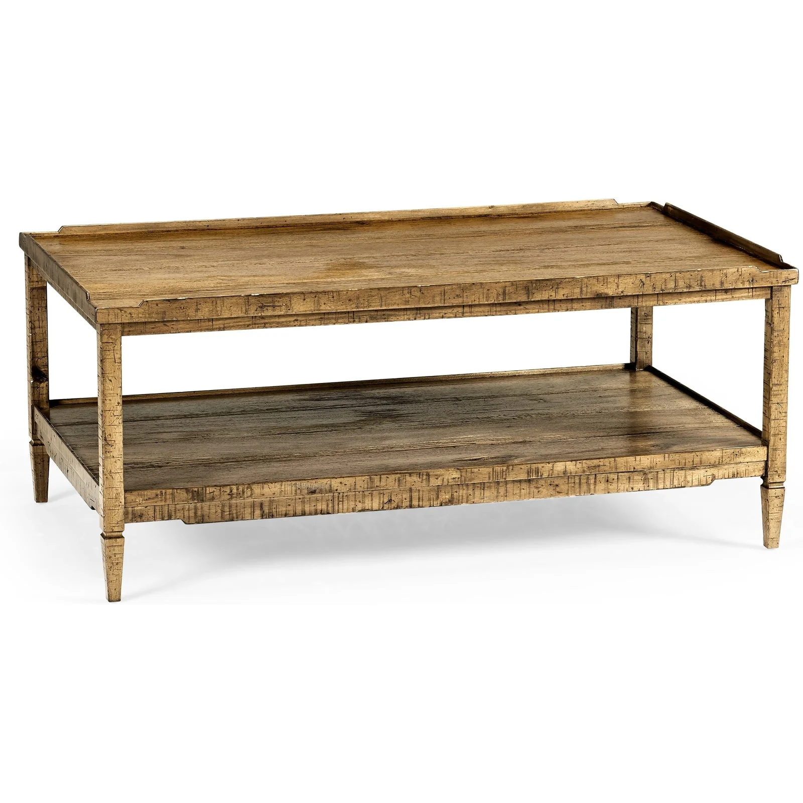 Jonathan Charles Casual Accents Distressed Coffee Table (491021) - Image 5
