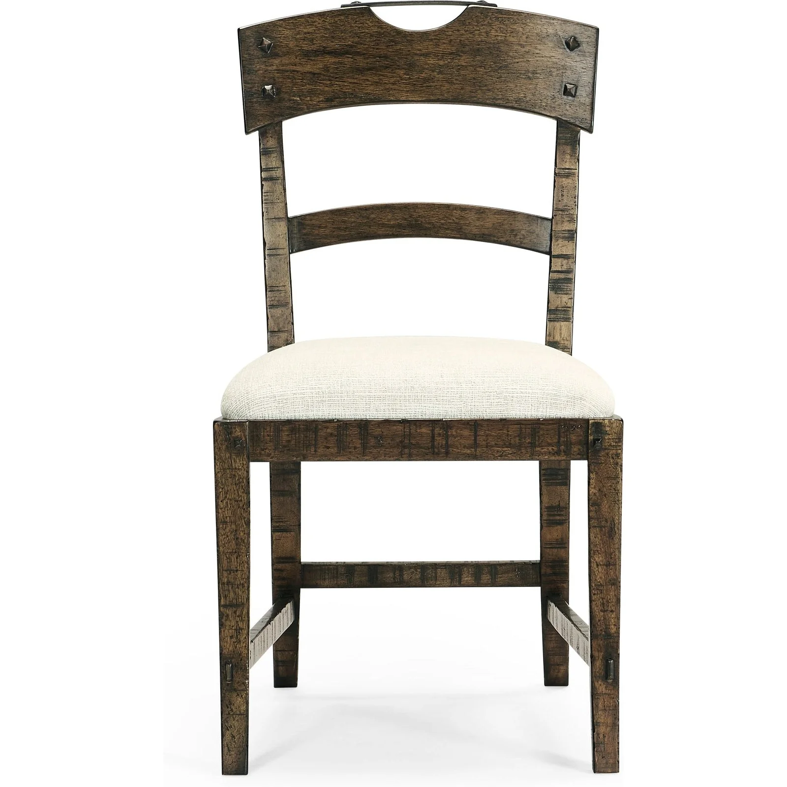 Jonathan Charles Casual Accents Planked Dining Side Chair (491076) - Set of 2 - Image 2