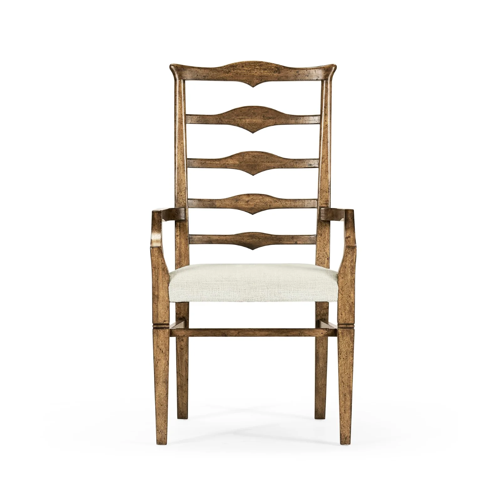 Jonathan Charles Casual Accents Pompano Ladderback Arm Chair - Set of 2 - Image 3